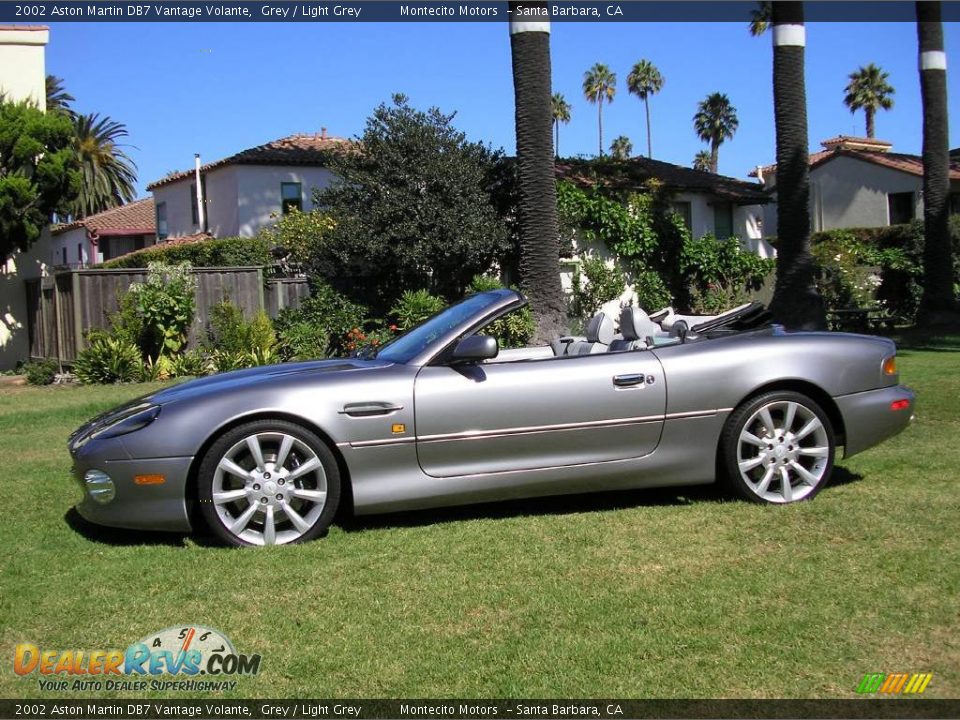 2002 Aston Martin DB7 Vantage Volante Grey / Light Grey Photo #20