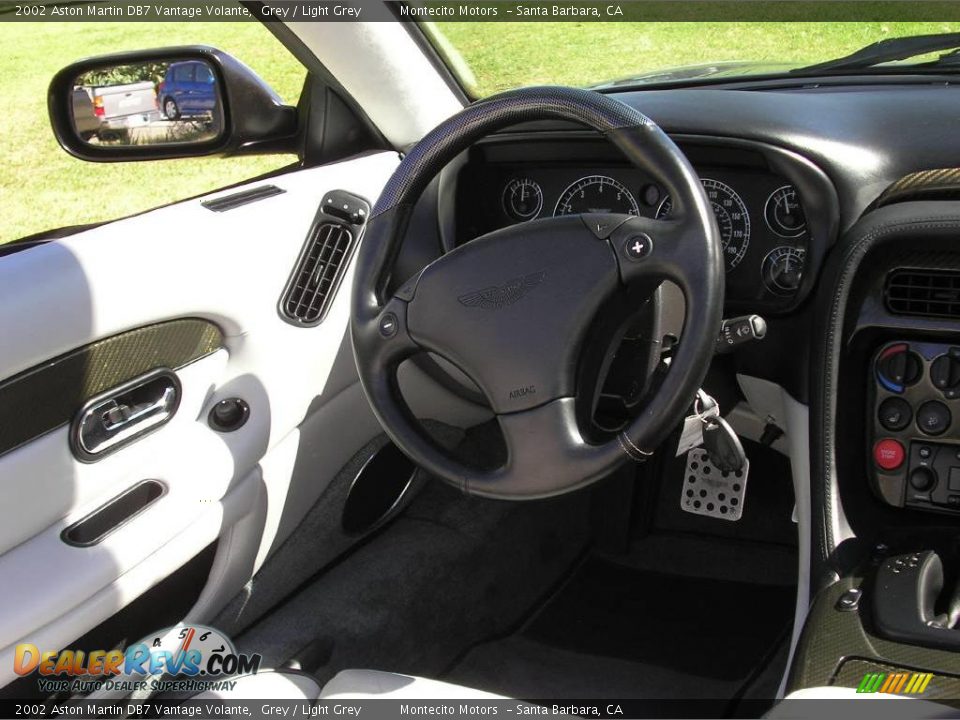 2002 Aston Martin DB7 Vantage Volante Grey / Light Grey Photo #21