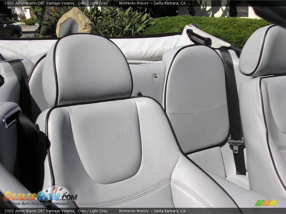 2002 Aston Martin DB7 Vantage Volante Grey / Light Grey Photo #25