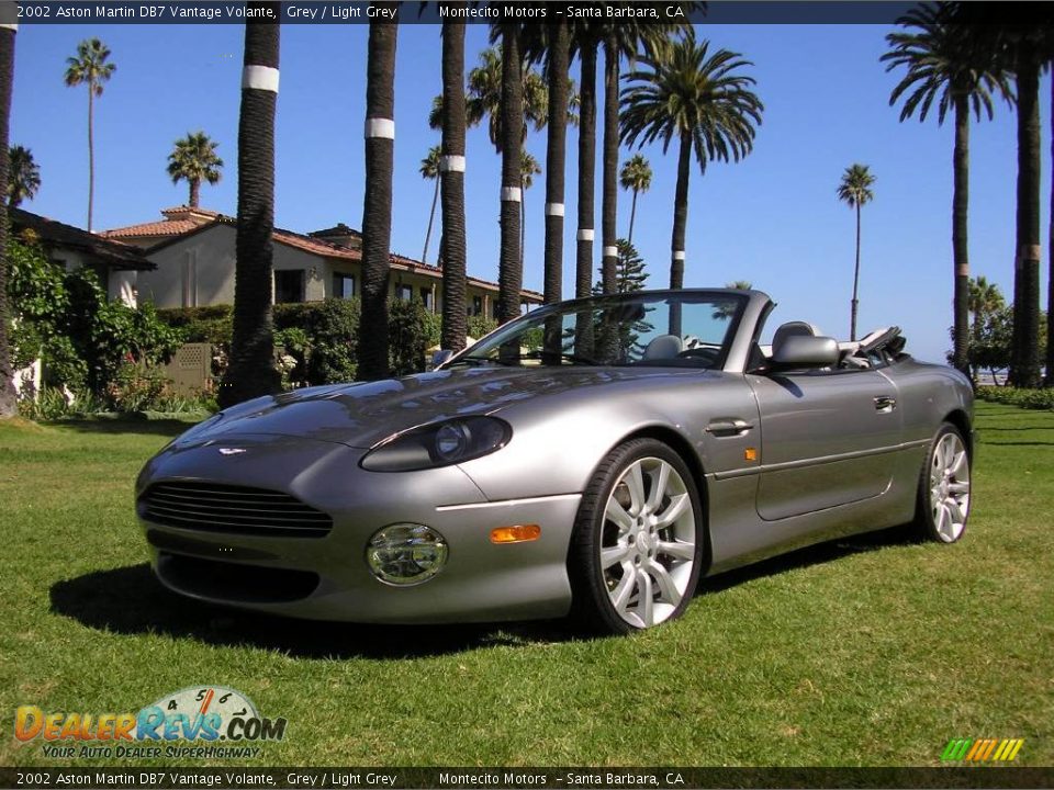 2002 Aston Martin DB7 Vantage Volante Grey / Light Grey Photo #26