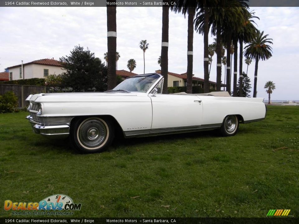 1964 Cadillac Fleetwood Eldorado White / Beige Photo #2