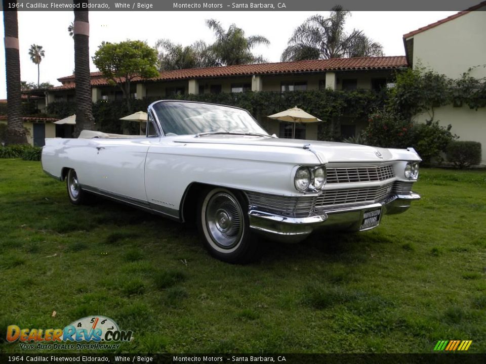 1964 Cadillac Fleetwood Eldorado White / Beige Photo #3