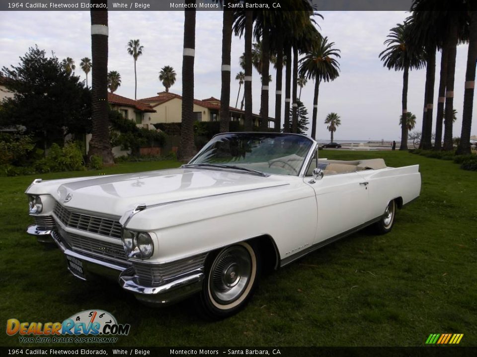 1964 Cadillac Fleetwood Eldorado White / Beige Photo #5