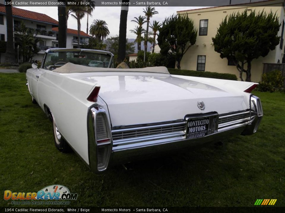 1964 Cadillac Fleetwood Eldorado White / Beige Photo #6