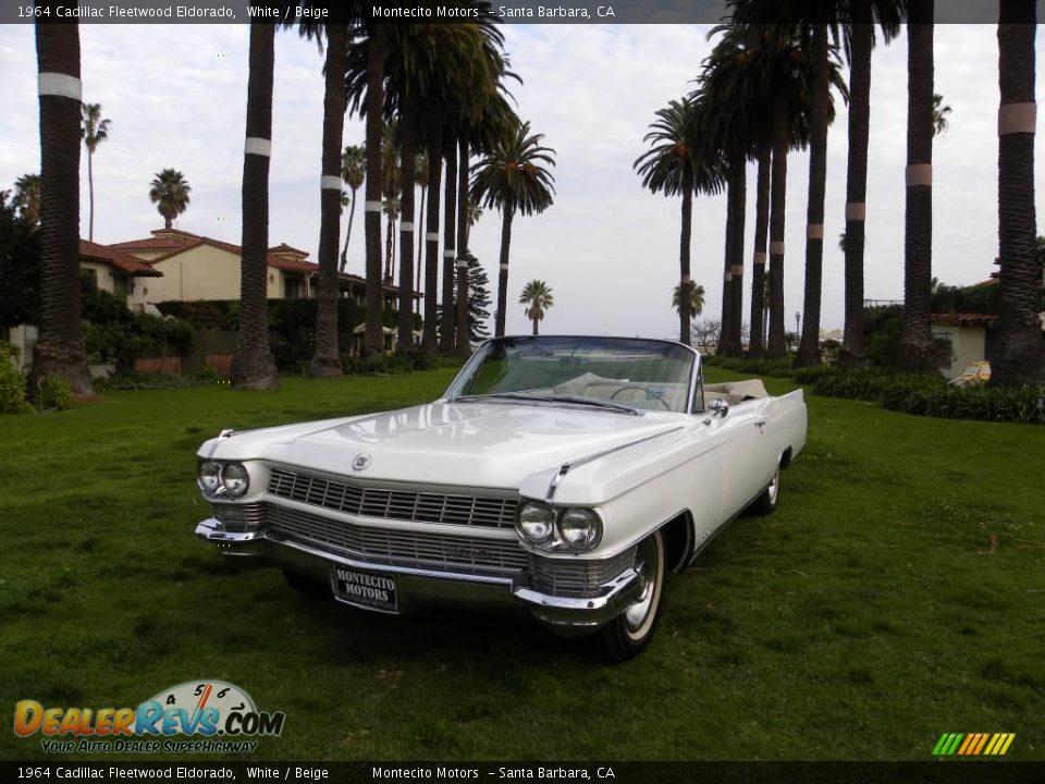 1964 Cadillac Fleetwood Eldorado White / Beige Photo #12