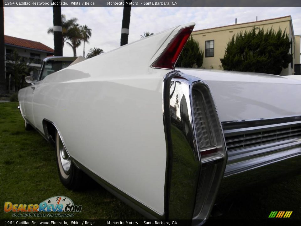 1964 Cadillac Fleetwood Eldorado White / Beige Photo #14