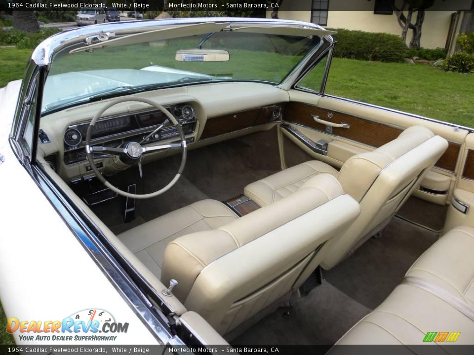 1964 Cadillac Fleetwood Eldorado White / Beige Photo #20