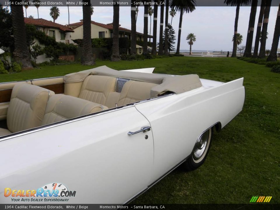 1964 Cadillac Fleetwood Eldorado White / Beige Photo #21