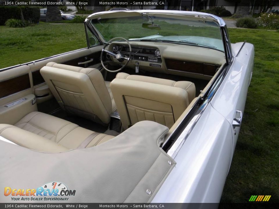1964 Cadillac Fleetwood Eldorado White / Beige Photo #22