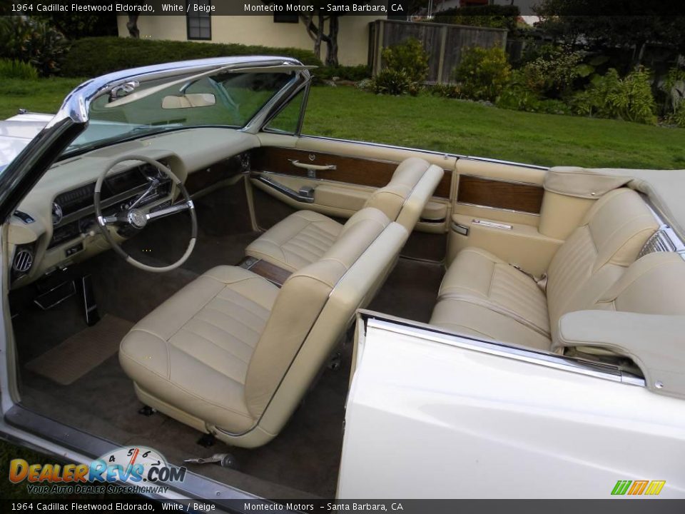 1964 Cadillac Fleetwood Eldorado White / Beige Photo #25