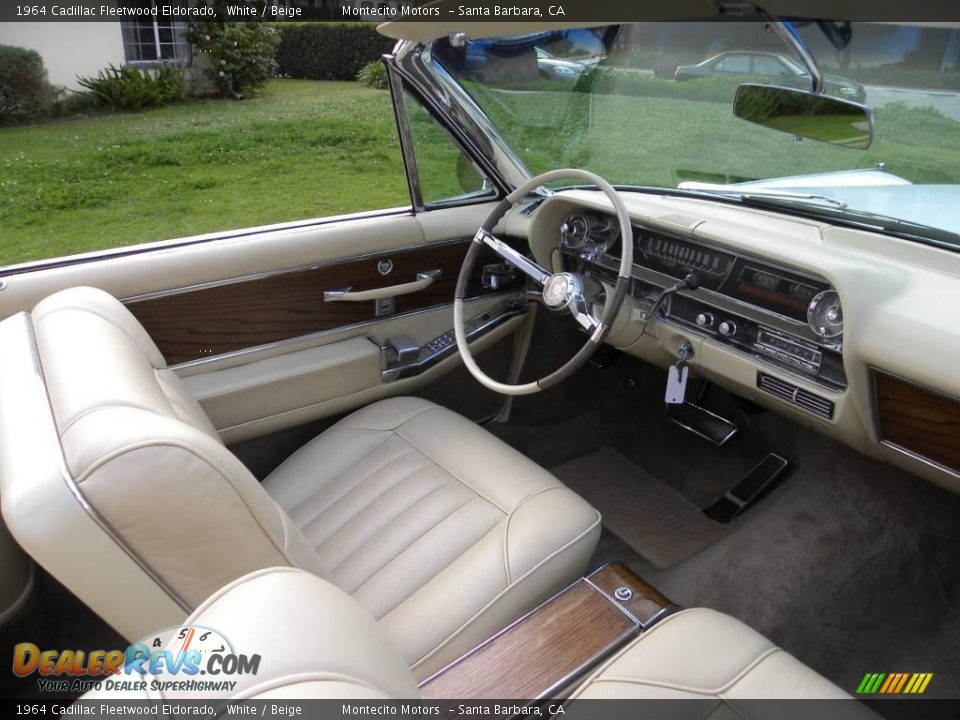 1964 Cadillac Fleetwood Eldorado White / Beige Photo #26