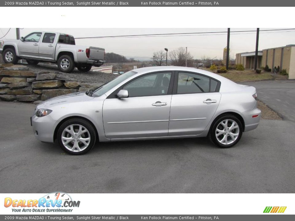 2009 Mazda MAZDA3 i Touring Sedan Sunlight Silver Metallic / Black Photo #1