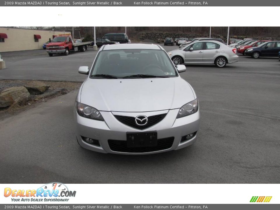 2009 Mazda MAZDA3 i Touring Sedan Sunlight Silver Metallic / Black Photo #3