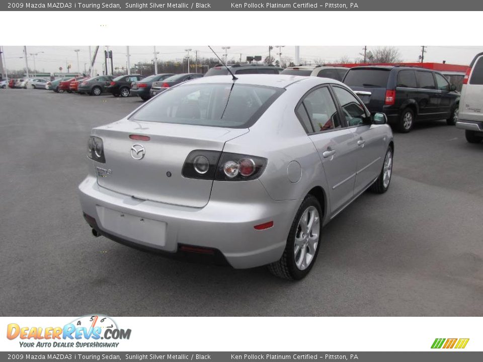2009 Mazda MAZDA3 i Touring Sedan Sunlight Silver Metallic / Black Photo #6