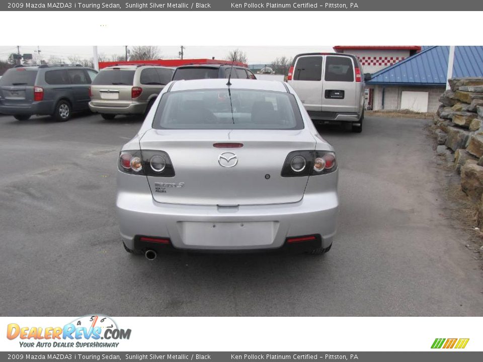 2009 Mazda MAZDA3 i Touring Sedan Sunlight Silver Metallic / Black Photo #7