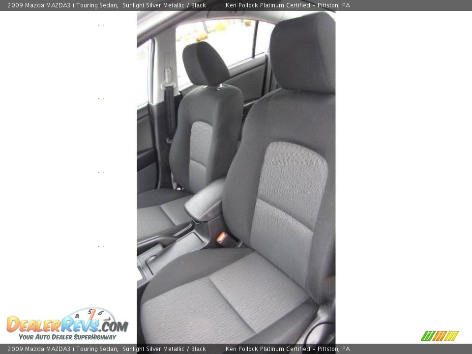 2009 Mazda MAZDA3 i Touring Sedan Sunlight Silver Metallic / Black Photo #12