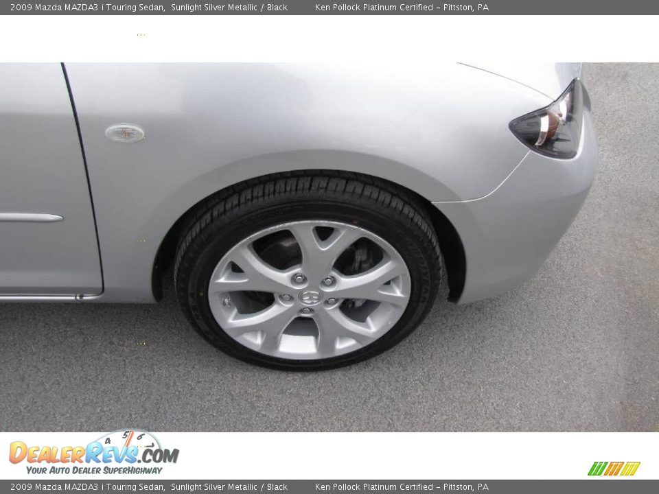 2009 Mazda MAZDA3 i Touring Sedan Sunlight Silver Metallic / Black Photo #19