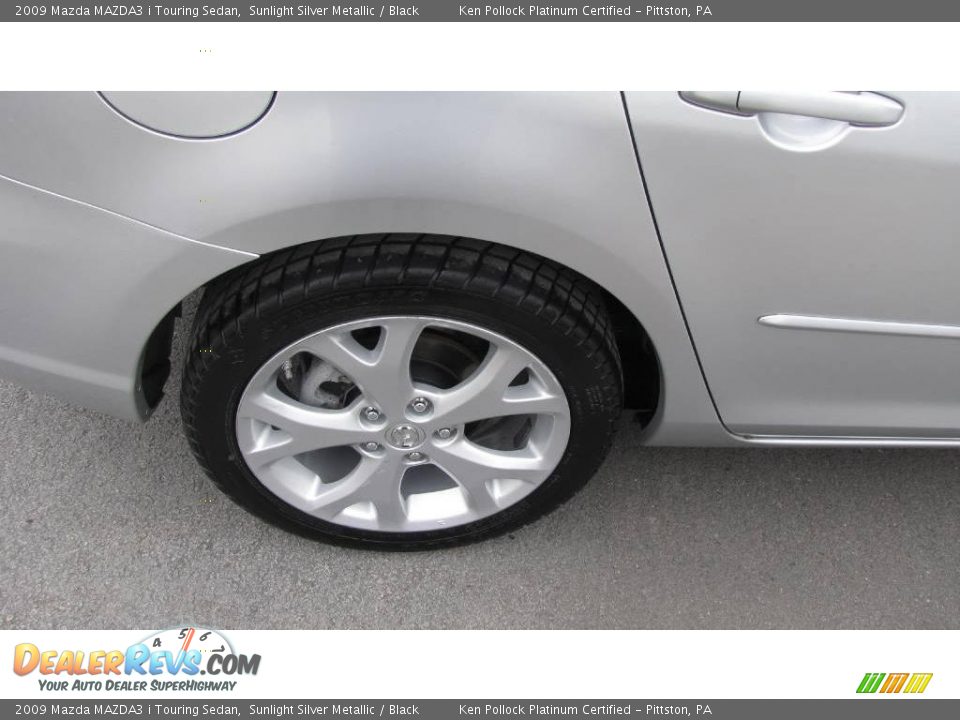 2009 Mazda MAZDA3 i Touring Sedan Sunlight Silver Metallic / Black Photo #20