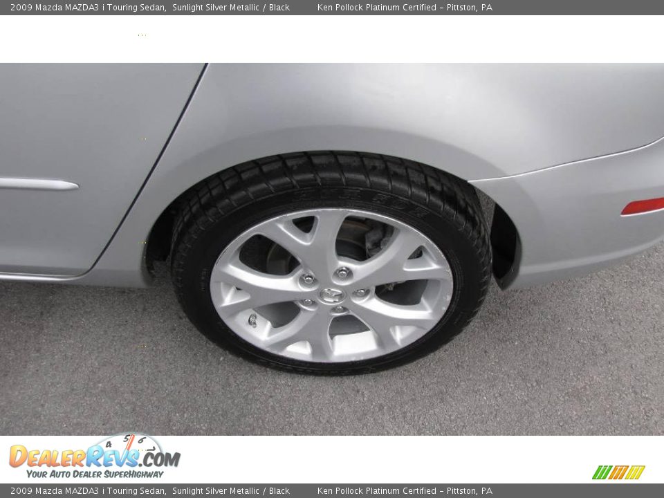 2009 Mazda MAZDA3 i Touring Sedan Sunlight Silver Metallic / Black Photo #21