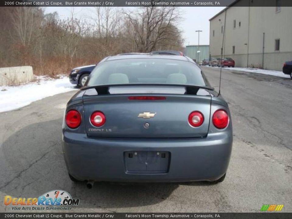 2006 Chevrolet Cobalt LS Coupe Blue Granite Metallic / Gray Photo #3