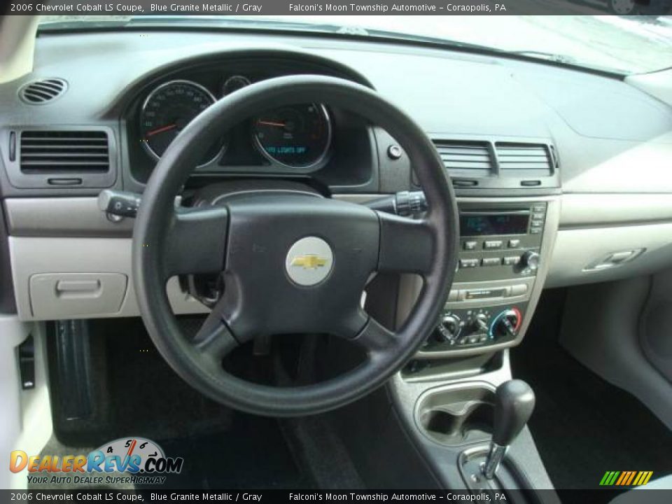 2006 Chevrolet Cobalt LS Coupe Blue Granite Metallic / Gray Photo #10
