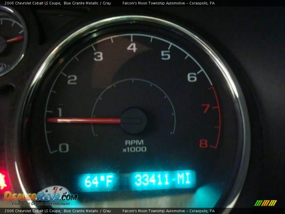2006 Chevrolet Cobalt LS Coupe Blue Granite Metallic / Gray Photo #15