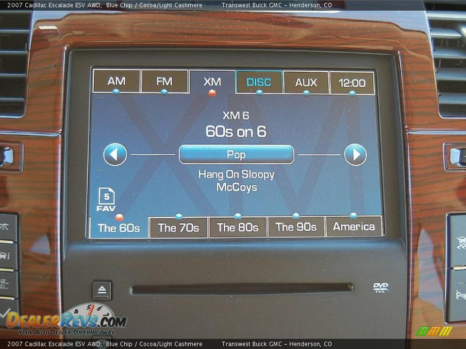 2007 Cadillac Escalade ESV AWD Blue Chip / Cocoa/Light Cashmere Photo #16