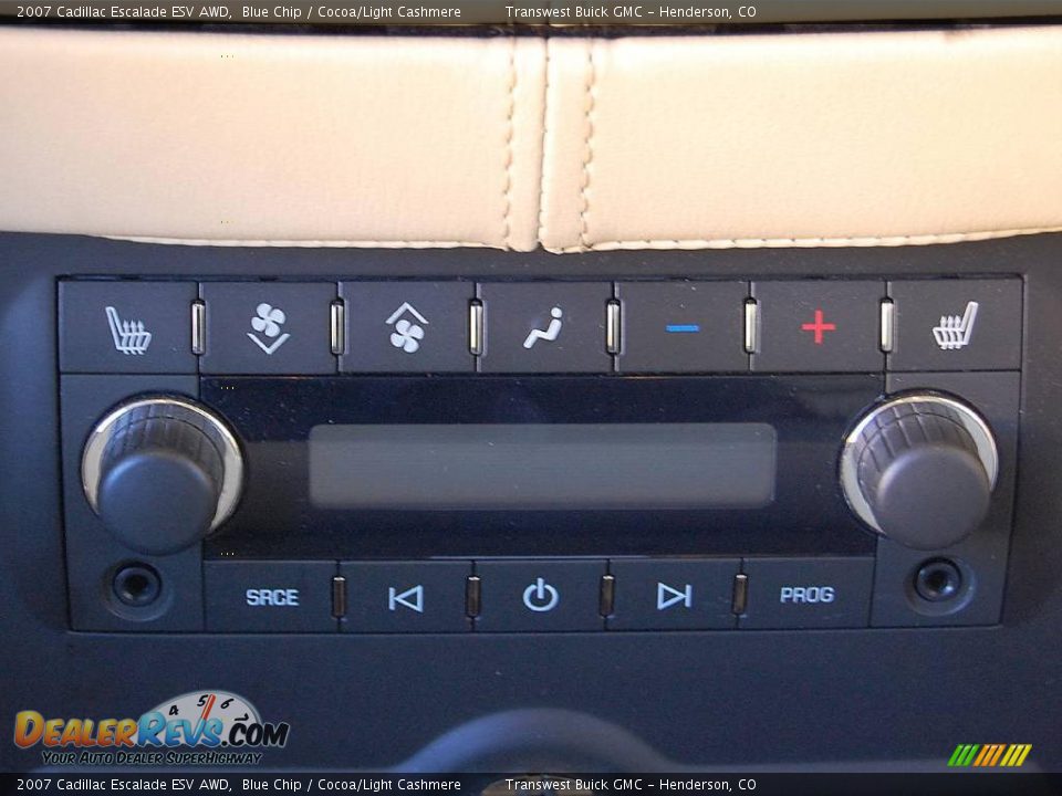 2007 Cadillac Escalade ESV AWD Blue Chip / Cocoa/Light Cashmere Photo #23
