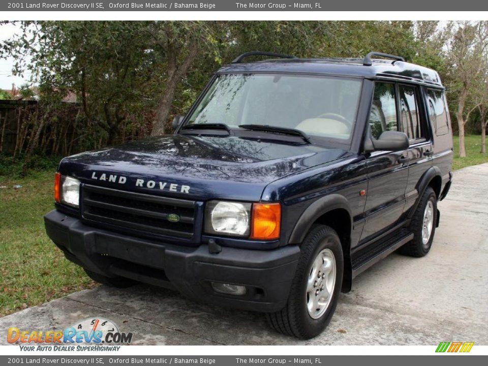 2001 Land Rover Discovery II SE Oxford Blue Metallic / Bahama Beige Photo #1