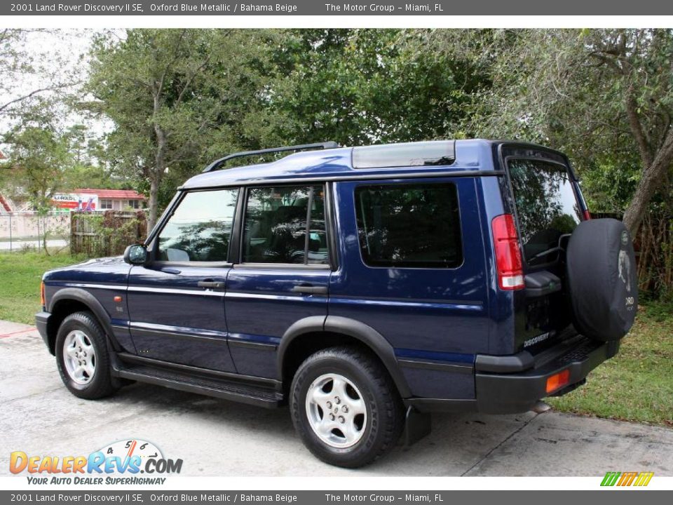 2001 Land Rover Discovery II SE Oxford Blue Metallic / Bahama Beige Photo #6