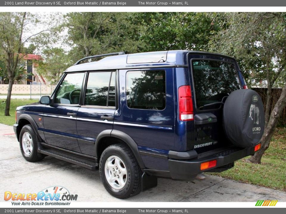 2001 Land Rover Discovery II SE Oxford Blue Metallic / Bahama Beige Photo #7