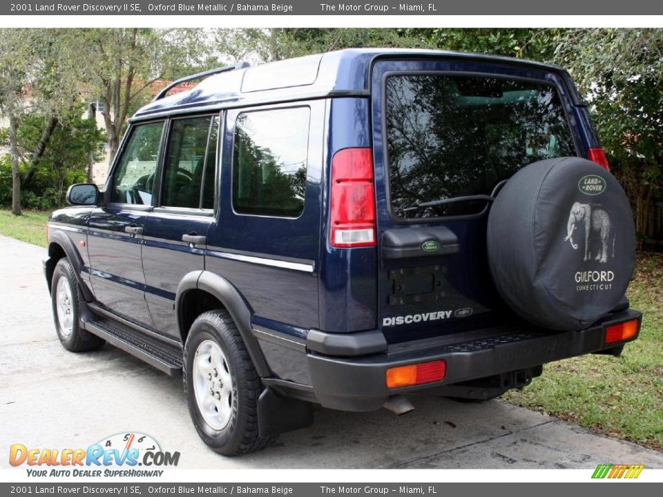 2001 Land Rover Discovery II SE Oxford Blue Metallic / Bahama Beige Photo #8