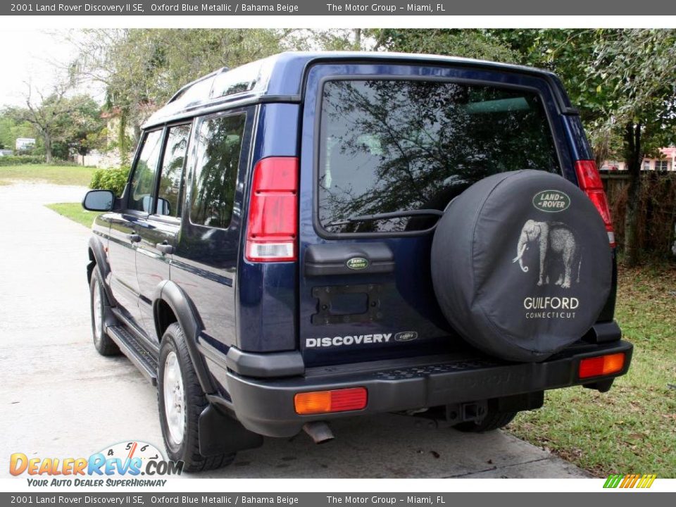 2001 Land Rover Discovery II SE Oxford Blue Metallic / Bahama Beige Photo #9