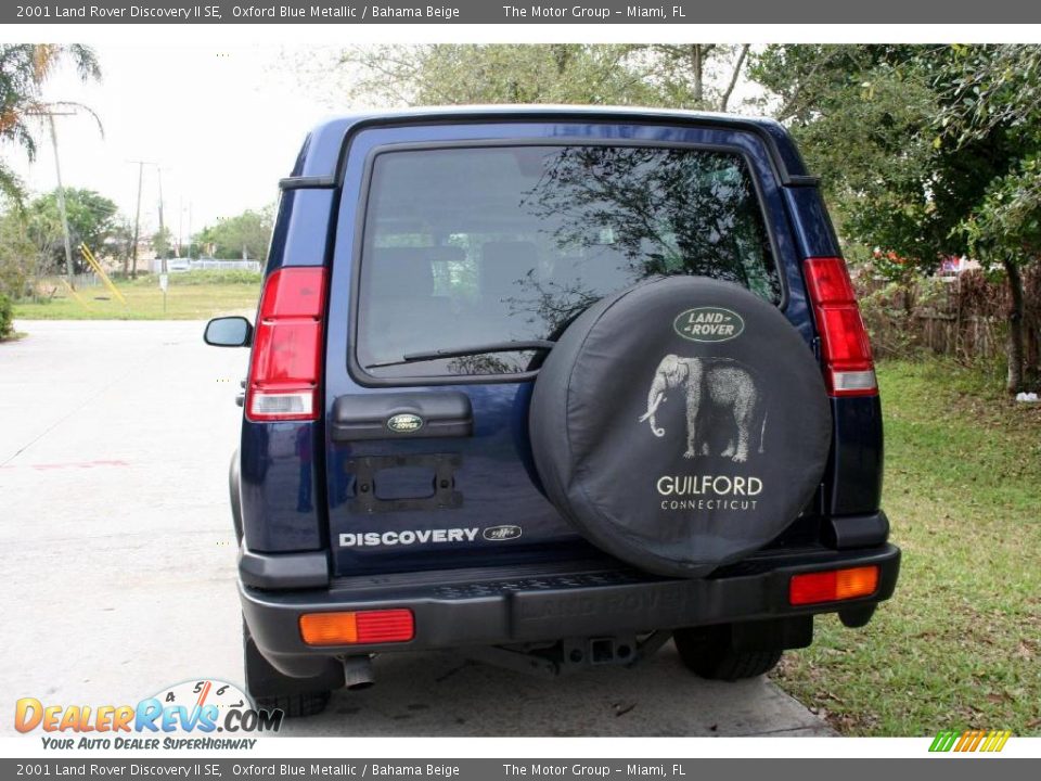 2001 Land Rover Discovery II SE Oxford Blue Metallic / Bahama Beige Photo #10