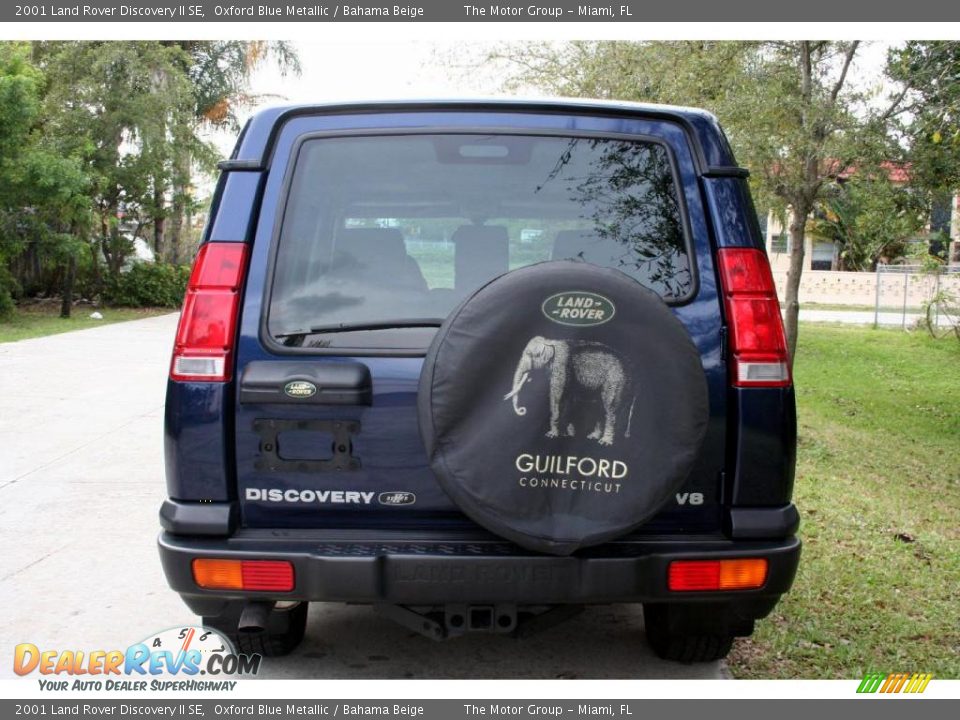 2001 Land Rover Discovery II SE Oxford Blue Metallic / Bahama Beige Photo #12