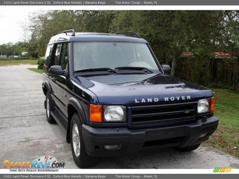 2001 Land Rover Discovery II SE Oxford Blue Metallic / Bahama Beige Photo #20