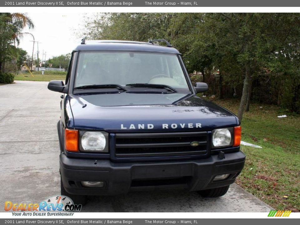 2001 Land Rover Discovery II SE Oxford Blue Metallic / Bahama Beige Photo #21