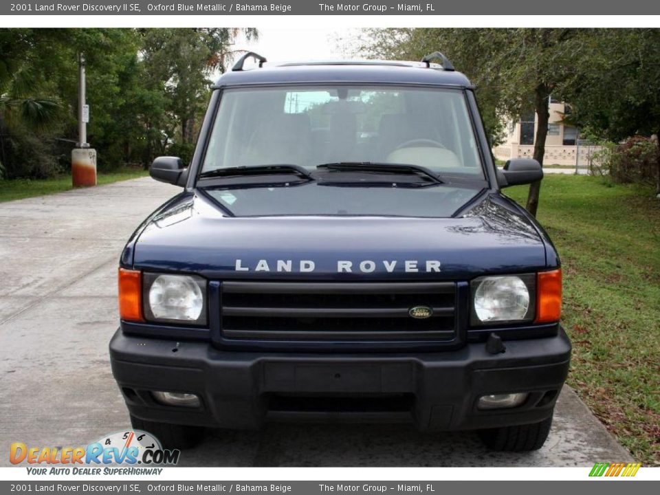 2001 Land Rover Discovery II SE Oxford Blue Metallic / Bahama Beige Photo #22