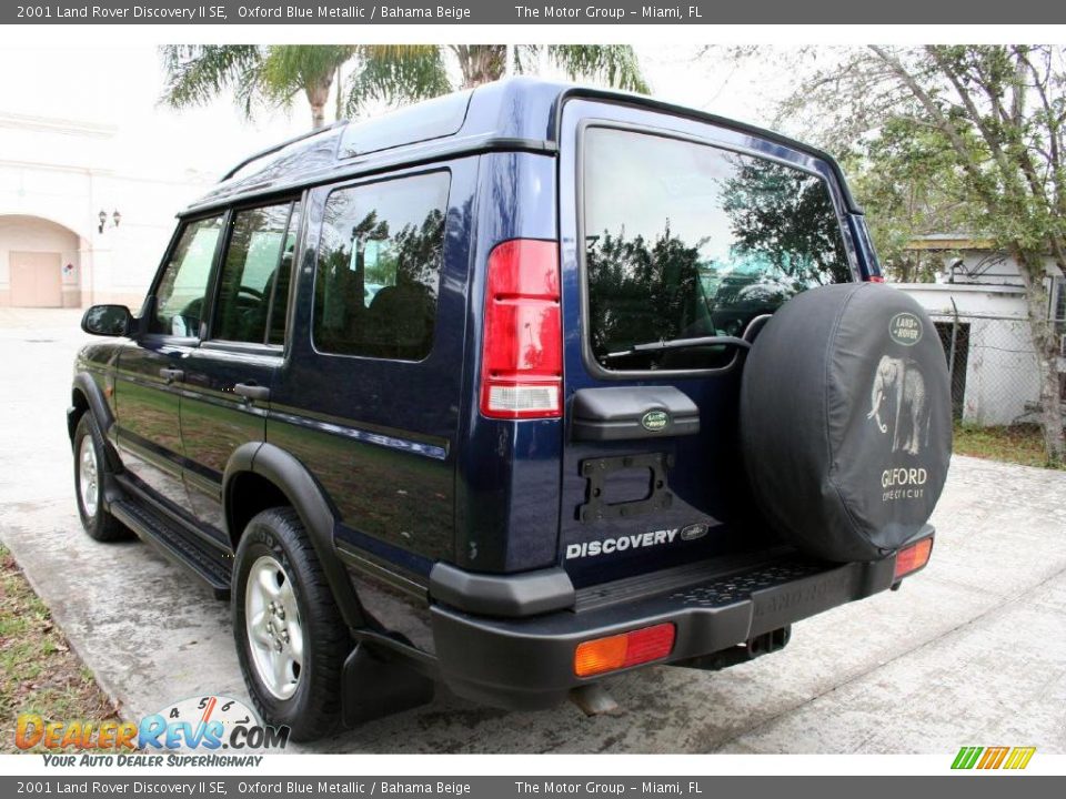 2001 Land Rover Discovery II SE Oxford Blue Metallic / Bahama Beige Photo #25