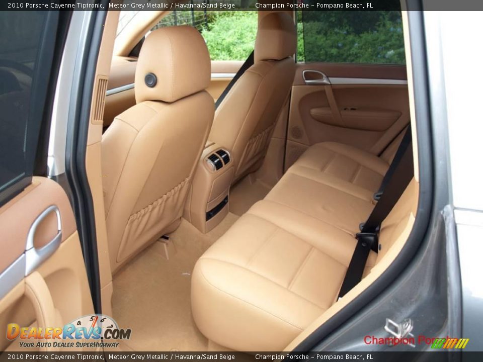 2010 Porsche Cayenne Tiptronic Meteor Grey Metallic / Havanna/Sand Beige Photo #15