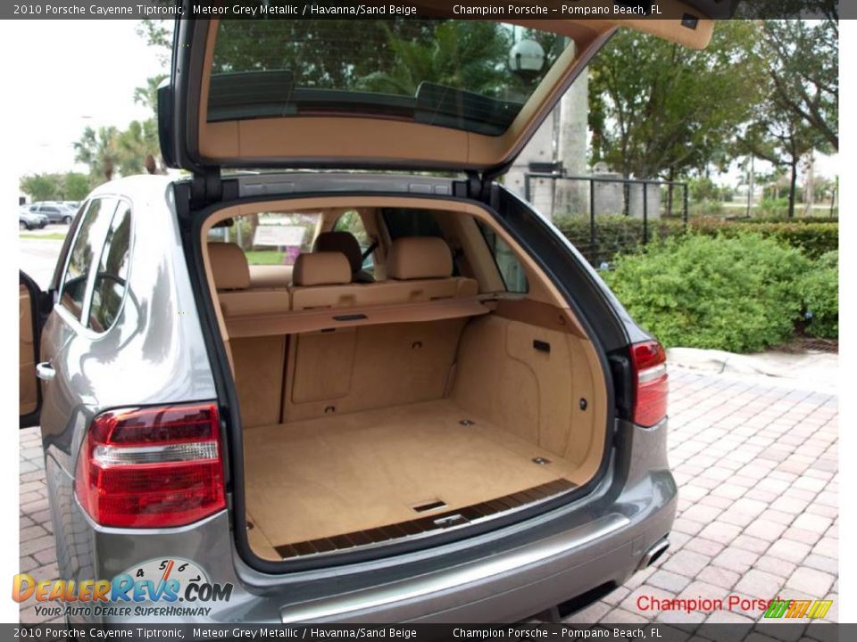 2010 Porsche Cayenne Tiptronic Meteor Grey Metallic / Havanna/Sand Beige Photo #16