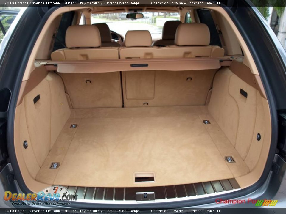2010 Porsche Cayenne Tiptronic Meteor Grey Metallic / Havanna/Sand Beige Photo #18