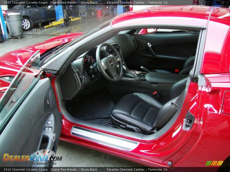 2010 Chevrolet Corvette Coupe Crystal Red Metallic / Ebony Black Photo #10