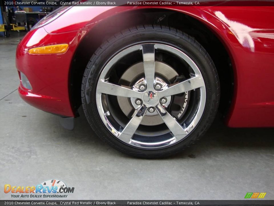 2010 Chevrolet Corvette Coupe Crystal Red Metallic / Ebony Black Photo #16