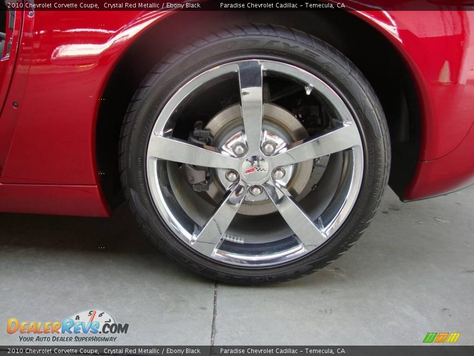 2010 Chevrolet Corvette Coupe Crystal Red Metallic / Ebony Black Photo #17