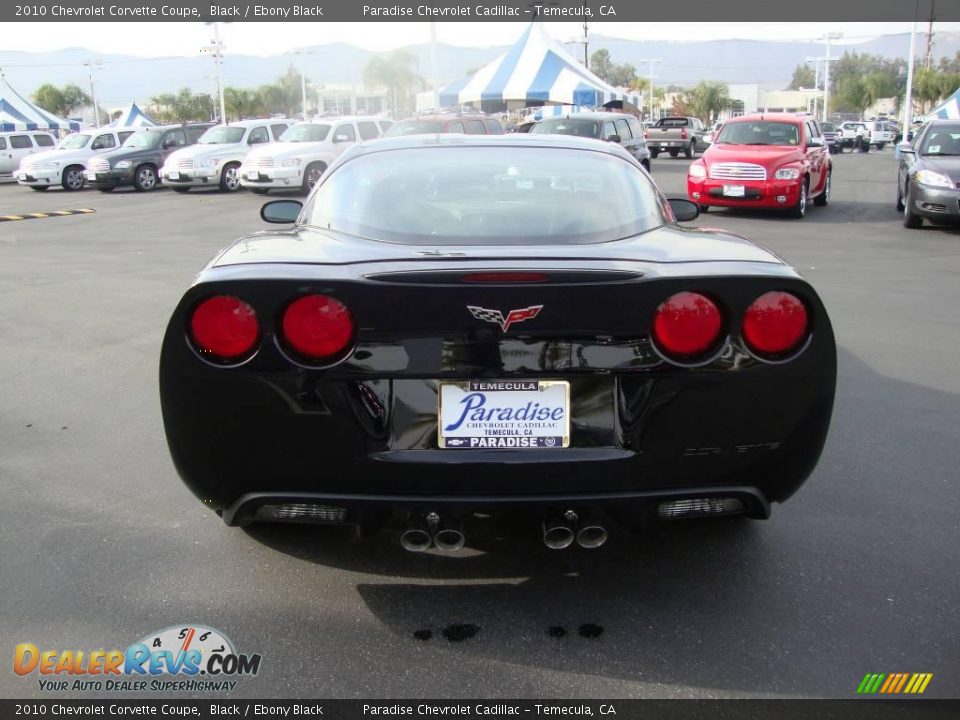 2010 Chevrolet Corvette Coupe Black / Ebony Black Photo #7