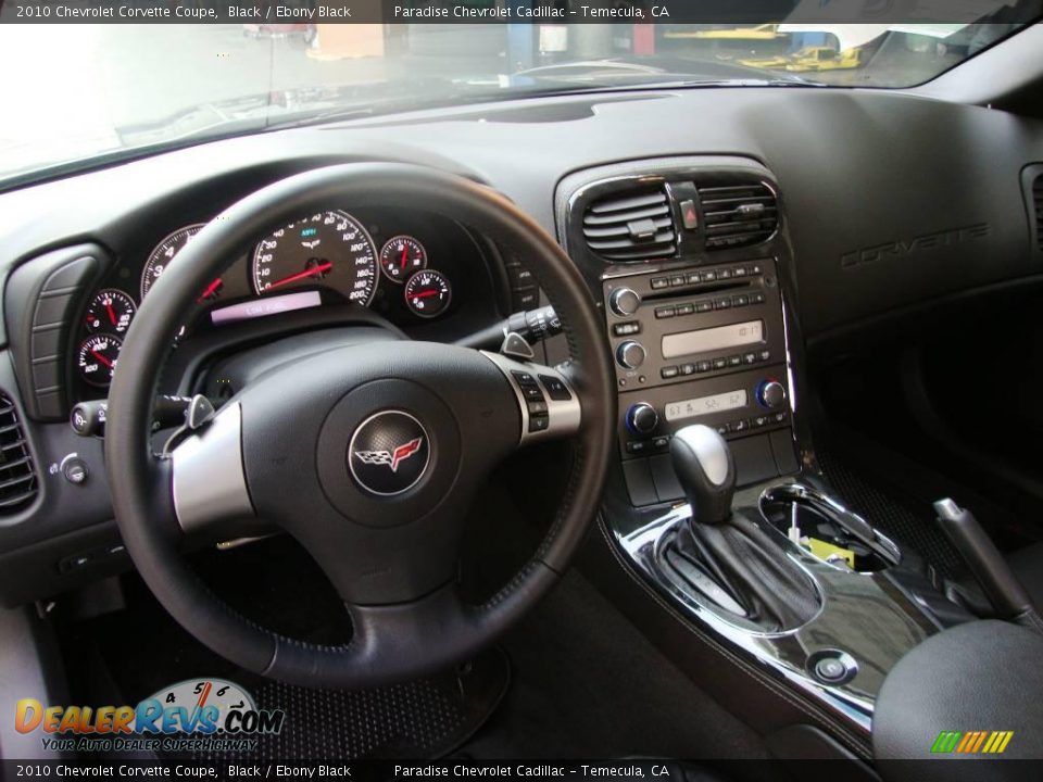 2010 Chevrolet Corvette Coupe Black / Ebony Black Photo #13