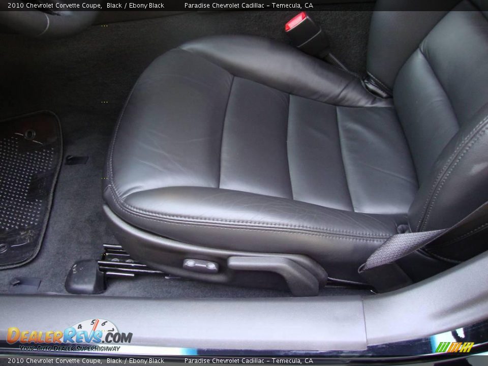 2010 Chevrolet Corvette Coupe Black / Ebony Black Photo #14