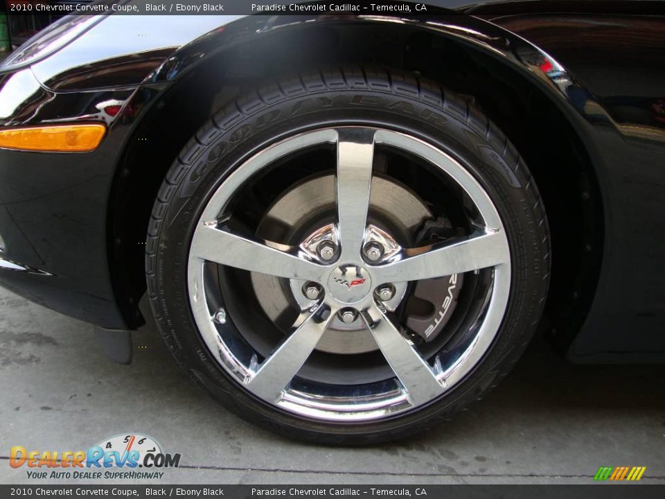 2010 Chevrolet Corvette Coupe Black / Ebony Black Photo #17