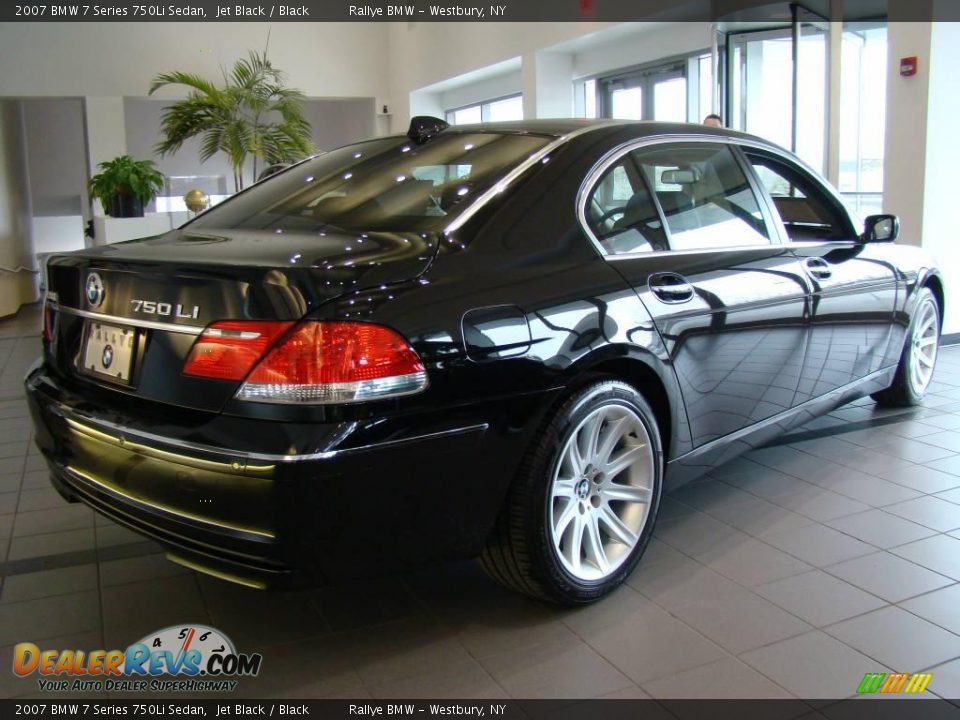 2007 BMW 7 Series 750Li Sedan Jet Black / Black Photo #2